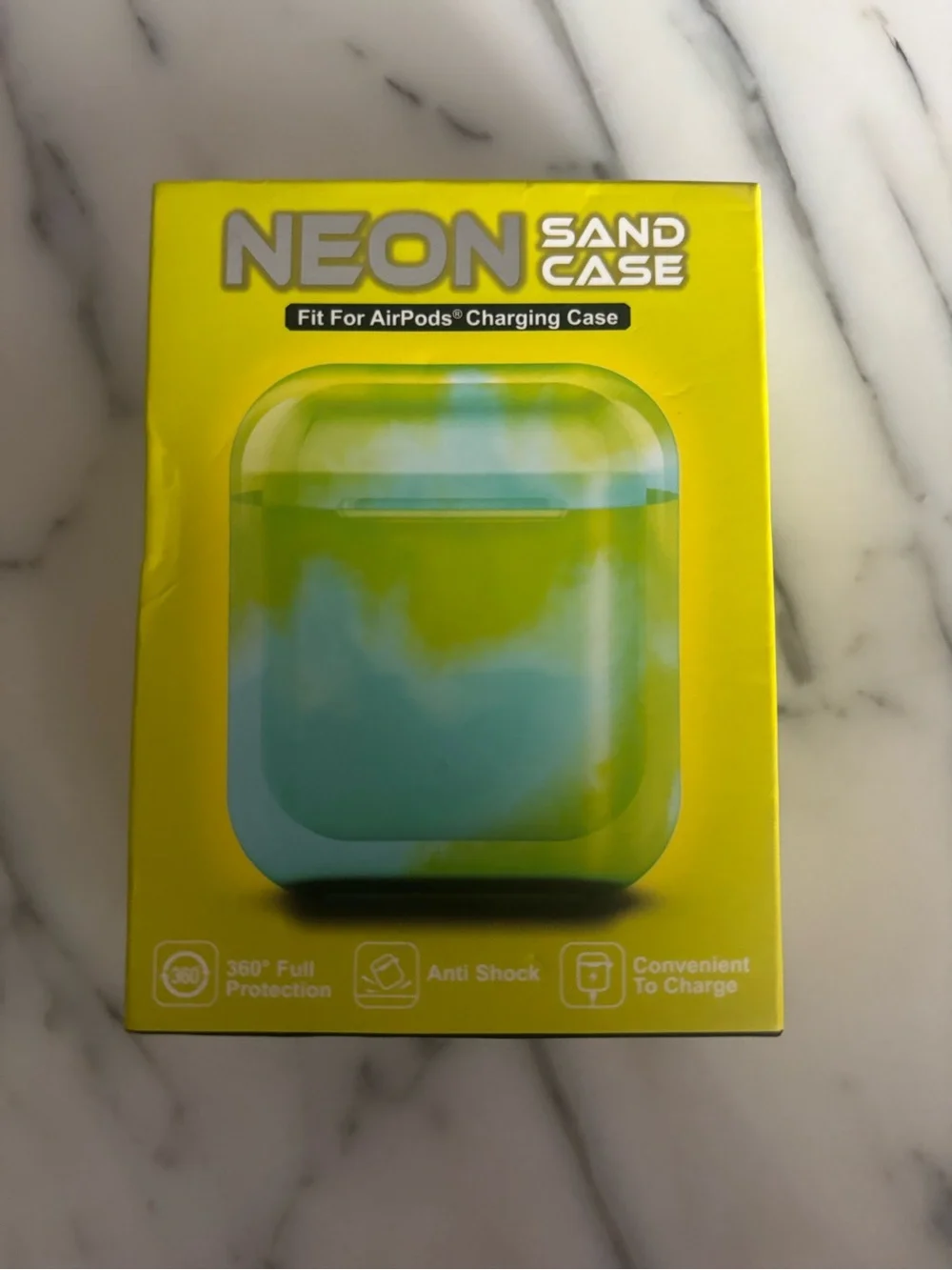 Sand Case for AirPods Charging Case - Green/Blue